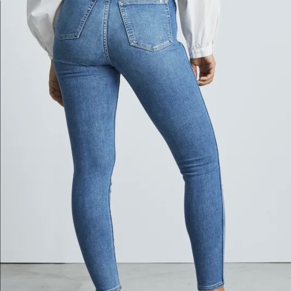 Everlane High Rise Denim Jeans Waist 31 Blue - Picture 3 of 10